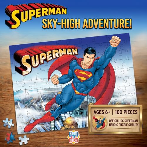 MasterPieces 100 Piece Jigsaw Puzzle for Kids - 14"x19" - Superman - style: Superman