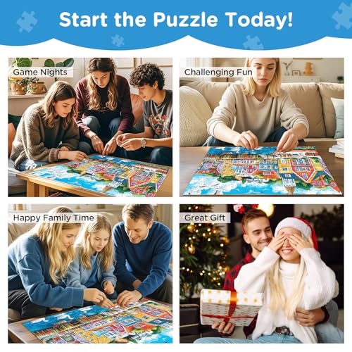 Jigsaw Puzzles 300 Pieces for Adults Sea Seagull 300 Piece Puzzles for Kid | Building Puzzle for Kids Ages 8-10 10-12,Recycled Paper Puzzle 300 Pieces,Home Decors Family Challenge Toys - style: Sea
