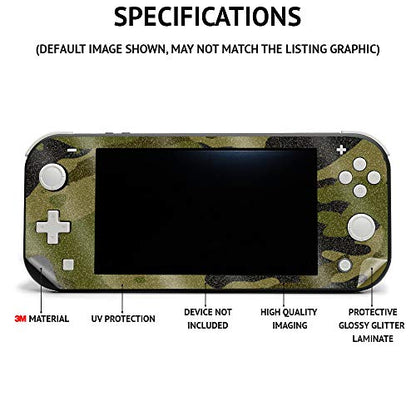 MightySkins Glossy Glitter Gaming Skin for PS5 / PlayStation 5 Controller - Black Camo | Durable High-Gloss Glitter Finish | Easy to Apply and Change Style | Made in The USA - color: Black Camo