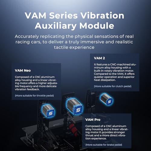 SIMSONN Racing Simulator Pedals Vibration Motor Module Haptic Pedals Reactor (3PCS VAM2 set) - color: 3PCS VAM2 set