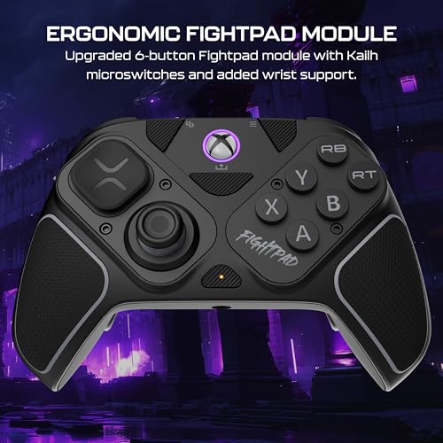 Turtle Beach Victrix Pro BFG Reloaded Wireless Gaming Controller for Xbox | Xbox Series X|S, Xbox One, PC, Modular, Fightpad Module, Hall-Effect Sticks, Triggers, 4 Remappable Buttons, Esports, Black - color: Black