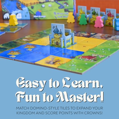 Blue Orange Games Kingdomino Award Winning Family Strategy Board Game, 2-4 players - style: Single