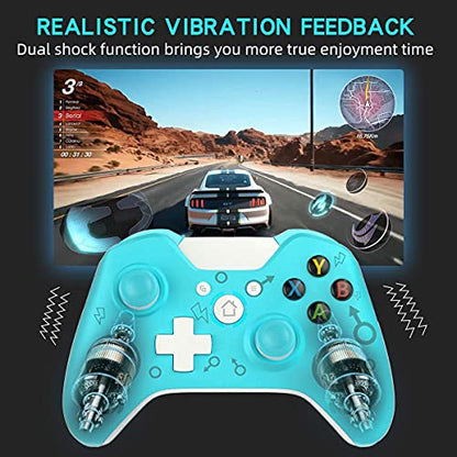 HanSY Wireless Controller for Xbox One, Series X/S, PS3, PC; 2.4GHz Wireless, No Headphone Jack