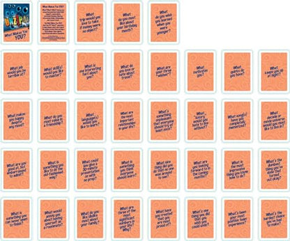 Trainers Warehouse Unzip It! Deck - What Makes You You | Conversation Starters | Learn More About one Another | Set of 30 Prompt Cards (What Makes You You Deck Only) - color: What Makes You You Deck Only