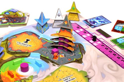 Phase Shift Games Aetherspire 3D Tower Defense Game, Cooperative, Ages 14+ | Phase Shift Games Aetherspire; cooperative 3D tower defense game; 1-4 players; ages 14+ | 1-4 Players, 45 Minutes Playtime, Ages 14+, Strategic Fantasy Tabletop Game, Winner of T