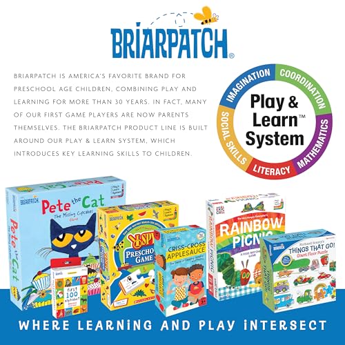 Briarpatch Pete the Cat The Missing Cupcakes Game, Fans of Pete the Cat Books, Ages 3+