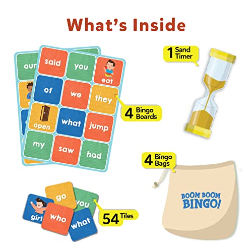 Skillmatics Bingo Preschool Board Game - Sight Words, Fun & Fast Matching Bingo Game, Gifts for Boys & Girls Ages 5 to 8 - style: Sight Words