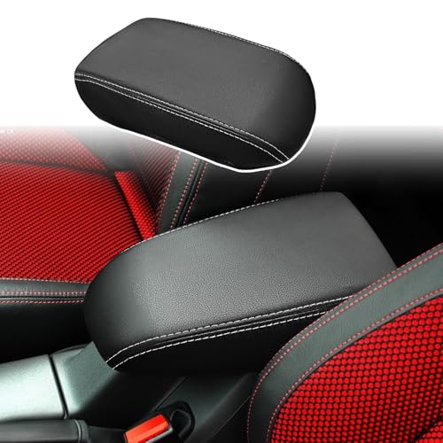 ramuel Center Console Armrest Cover for Ford Focus 2007 | Anti-Scratch ，Non-Slip ，PU Leather ，Easy Install - size: for Focus 2007