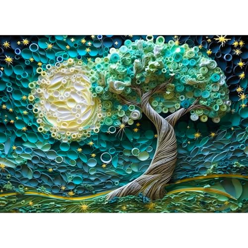 Tree of Life Puzzles for Adults 1000 Pieces, Jigsaw Puzzles for Adults 1000 Piece, Challenging Game Toys, Impossible Puzzle, Family Decoration Puzzle - color: Tree of Life