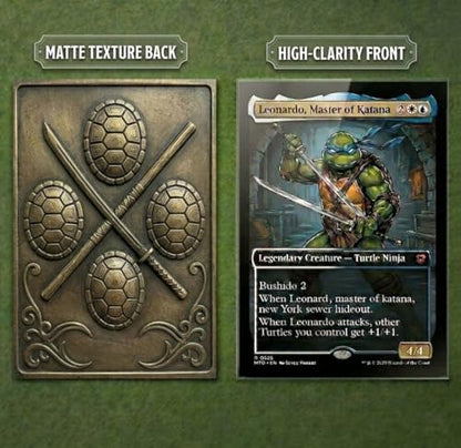 MTG Card Sleeves, TMNT Card Sleeves, Compatible with Magic the Gathering | (66mm x 92mm)103ct Standard Size Sleeve with Matte Art for Trading Card Deck Protection, Art magic card sleeves no slip grip. - color: Ninja Turtles 2