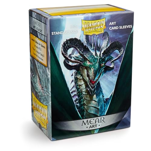 Dragon Shield Art Sleeves | Special Edition - Mear | 100 CT - Smooth & Tough Premium TCG Sleeves | Compatible with Pokemon, One Piece & Magic the Gathering - color: Mear