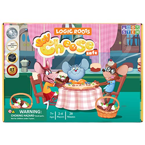 Multiplication and Division Game - Fun Math Board Game, Easy Start STEM Toy, Educational Gift for Kids (Girls & Boys), Homeschoolers, Grade 1 and Up (Say Cheese Cafe) - style: Say Cheese