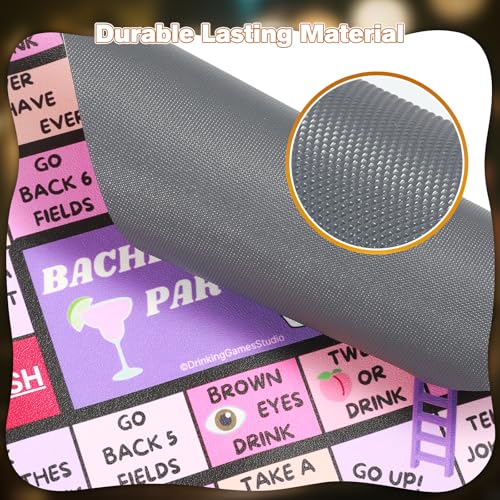 ESENHARBER Drinking Board Game, Drink Up Board Game, Fun for Girls' Night Out, Party Drinking, and Bachelorette Parties 2-8 Players, Age 21+, Interactive Drinking Games - color: Purple