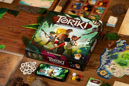 Lucky Duck Games Toriki: The Castaway Island | Cooperative Family Game | 1-4 Players, Ages 8+ | 6-8 Hours of Adventure
