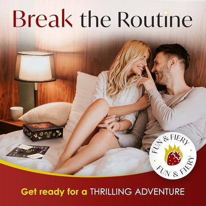 Romantic Couples Board Game – 300 Date Night Dares & Conversation Cards | Fun 2 Player Game for Couples & Gaming Cards for Married Couples