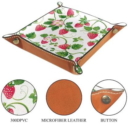 Strawberry Dice Tray Dice Rolling Tray Folding Dice Holder for Dice Games, Like RPG, DND and Other Table Games - color: Multi 4