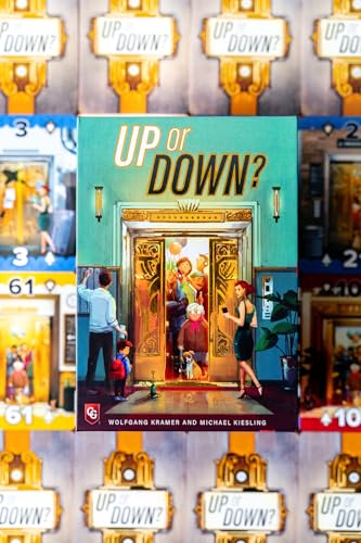 Capstone Games Up or Down? Interactive Strategy Card Game Ages 8+ Family | Easy-to-Learn Strategic Card Game for Game Night
