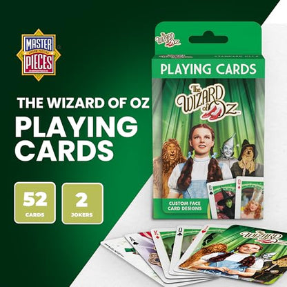 MasterPieces Officially Licensed Wizard of Playing Cards - 54 Card Deck for Adults - style: Wizard of Oz
