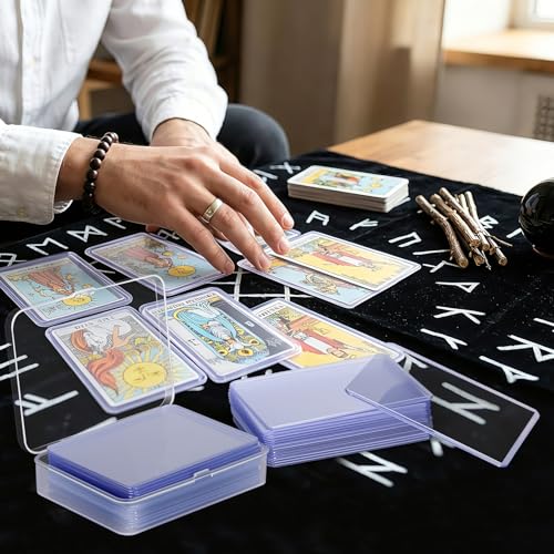 16 Pcs Toploader Storage Box for 3" x 4" 35pt Rigid Card, Trading Card Storage Box Holds 15 Baseball Card Case for Game Cards Storage ﻿ (16)