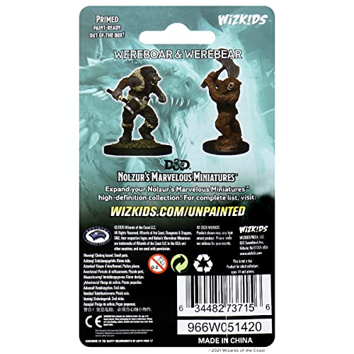 D&D Nolzur's Marvelous Miniatures - Wereboar & Werebear