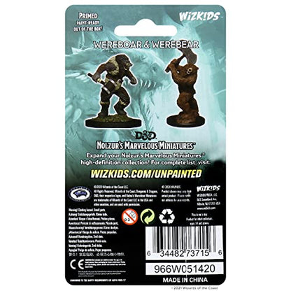 D&D Nolzur's Marvelous Miniatures - Wereboar & Werebear