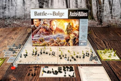 Renegade Game Studios Axis & Allies Battle of the Bulge WWII Board Game | 2 Player Strategy Wargame with 138 Miniatures, Hexagonal Grid Movement, Ardennes Map and Tactical Combat, Ages 14+