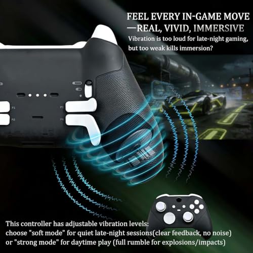 DIY Customized Model 1797 Elite Series 2 Controller-Magic Sound Snow | Compatible with Xbox Elite Series 2,With 3.5mm Audio Jack,Compatible for Xbox One,Xbox Series X/S,With Accessory Bag - color: Magic Sound Snow