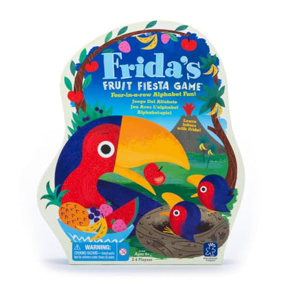 Educational Insights Frida's Fruit Fiesta - ABC Matching Games for Kids Ages 4-8, Alphabet Bingo Game for Kids, Toddler Board Games and Fine Motor Skills Toys, Preschool Letter Learning Alphabet Toys