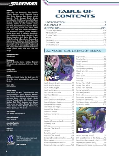 Starfinder Alien Core Pocket Edition - Over 200 Sci-Fi Creatures for Starfinder Second Edition RPG, Compatible with Pathfinder 2E (Paizo)