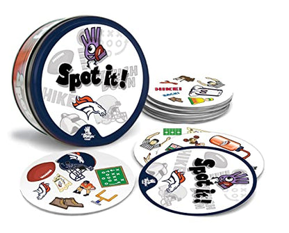 MasterPieces Game Day - NFL Denver Broncos Spot It Game For Kids, Adults, and Family - style: Denver Broncos
