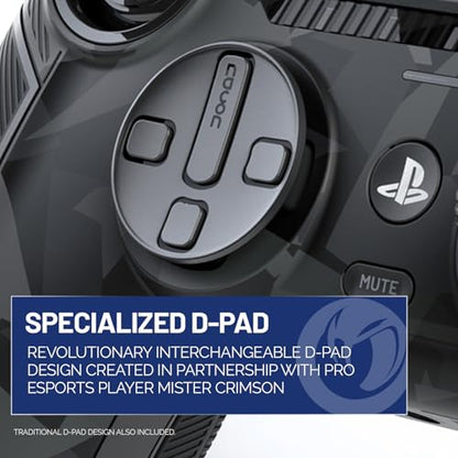 Nacon Revolution 5 Pro Officially Licensed PlayStation Wireless Controller | For PS5 / PS4 / PC - Hall Effect Joysticks and Triggers, Trigger Stops, Mappable Buttons, 8-way and 4-Way D-pad - Urban Camo - color: Urban Camo
