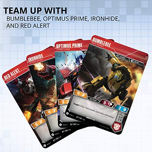 Transformers Tcg Autobots Starter Set | 2-Player Starter Deck | 44 Cards Incl. Bumblebee, Ironhide, Optimus Prime, Red Alert
