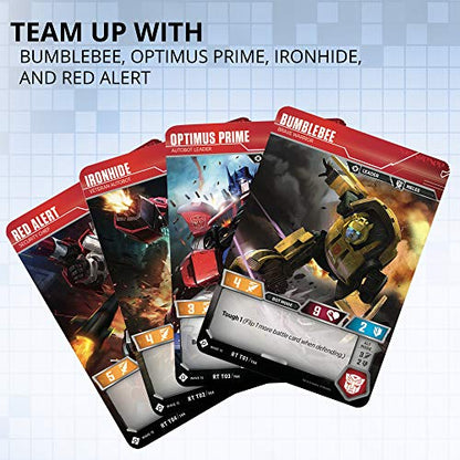 Transformers Tcg Autobots Starter Set | 2-Player Starter Deck | 44 Cards Incl. Bumblebee, Ironhide, Optimus Prime, Red Alert