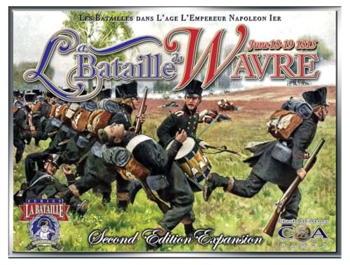 Clash of Arms Games: La Bataille de Wavre Second Edition Expansion, Napoleonic War Board Game, Waterloo Series, June 18-19 1815. for Adults.