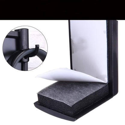 Headphone Hanger - Under Desk Mount for Computer Table, Adhesive Headphone Stand Holder for Wired & Wireless Headsets, Space-Saving Headset Hook for Gaming, Office & Home Use