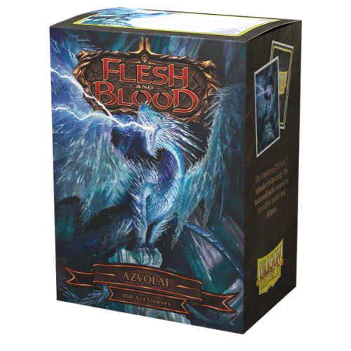 Dragon Shield | Flesh & Blood Art Sleeves | 100 CT - Smooth & Tough Premium TCG Sleeves | Compatible with Pokemon, One Piece & Magic the Gathering | Azvolai - color: Azvolai