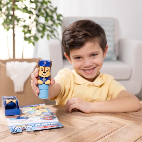 Melissa & Doug Sticker Wow! PAW Patrol Chase Stamper Toy and Activity Pad | 300 Surprise Stickers, PAW Patrol Chase Stamper, 24-Page Pad, Mess-Free Travel Toys, Arts & Crafts, Preschool Toys, Ages 3+ - size: 10.0 x 6.0 x 1.85