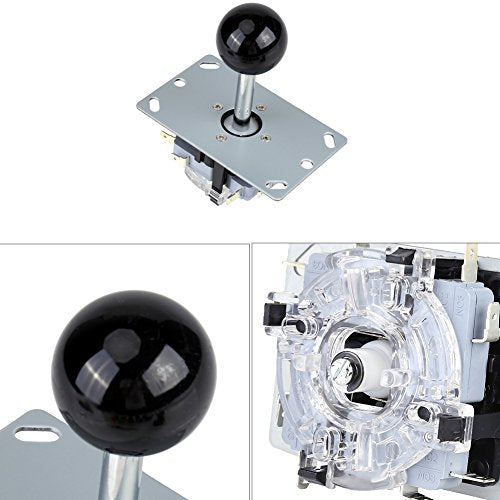 Zero Delay Game DIY Kit - PC Joystick with 10 Buttons, USB Encoder Board, Game Accessories for 1 Player MAME Project