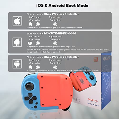 arVin Phone Game Controller for iPhone iOS Android with Magnetic Storage, Mini Pocket Size Gamepad for iPhone 15/14/13, Samsung Galaxy 23/22/21, TCL, One Plus, Call of Duty Mobile, Genshin, Diablo