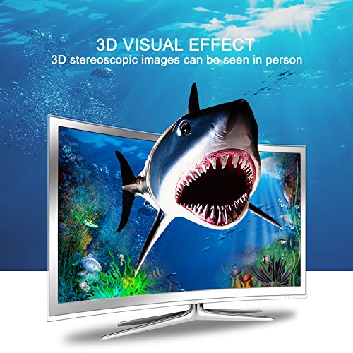 HDMI Splitter 1 in 4 out Full Ultra HD 1080P 4K/2K 1X4 Port Box Hub with US Adapter v1.4 Powered Certified for 3D Support | Powered HDMI Splitter, Plug & Play 4K HDMI splitter' 4-Way Output Compatible for Laptop, TV, PS5/4, Blu-ray - size: 1 in 4 out