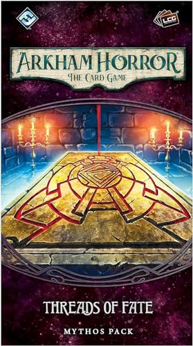 Arkham Horror The Card Game Threads of Fate MYTHOS PACK | Horror Game | Mystery Game | Cooperative Card Game | Ages 14+ | 1-2 Players | Average Playtime 1-2 Hours | Made by Fantasy Flight Games - size: Mythos Pack, style: Threads of Fate