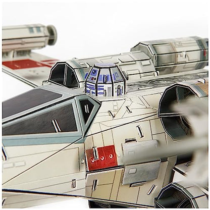 4D Build, Star Wars T-65 X-Wing Starfighter 3D Model Kit, Star Wars Collectible & Desk Décor, Adult Puzzle, Gift Ideas for Ages 12 & Up - style: T-65 X-Wing Starfighter 160 pcs