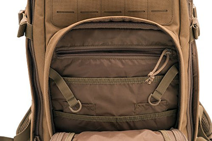 LAPG Atlas 12 Hour Tactical Backpack for Men & Women, Survival Gear Bag, Large Hiking Camping Bug Out Backpack, Grey - color: Grey