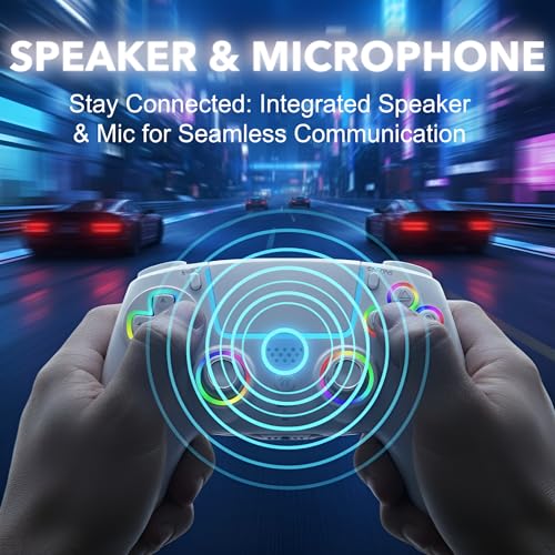 AureoPlay Wireless Controller Compatible with PS5/PS5 Slim/PS5 Pro/PC – RGB Gamepad with Hall Effect Joysticks, Dual Vibration, Six-Axis Motion Sensor, Touch Panel, Turbo & Programmable Buttons, Ergonomic Design