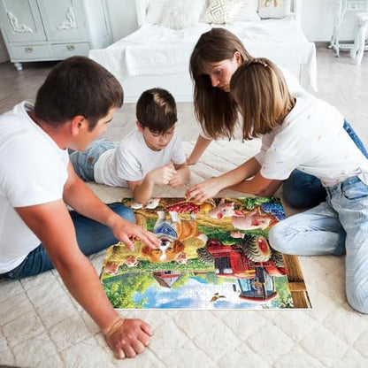 500 Piece Puzzles for Adults,Farm Dog Jigsaw Puzzles 500 Pieces | 500 Piece Puzzles for Adults,Farm Dog Jigsaw Puzzles 500 Pieces - style: Farm Dog