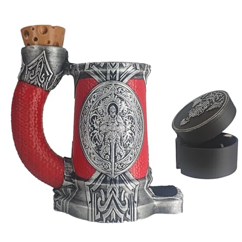 DND Mug Dice Tower Set,DnD Dice Cup with Storage,12/16 Oz Beverage Holder, | DND Accessories for Players, Best Gift for RPG Game lover (Paladin) - color: Paladin-12oz