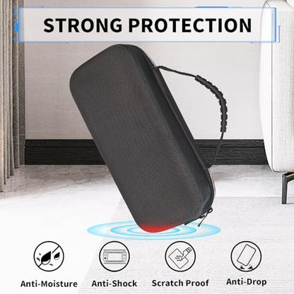 Kuprusar Switch Case, Portable Oled Switch Travel Game Bag with Hard Shell Protection, Red Zipper - color: Red