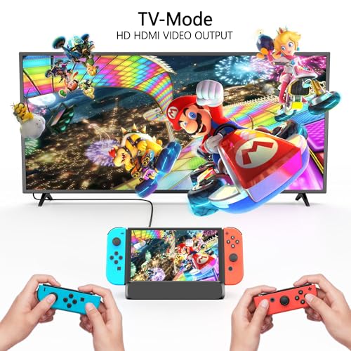RREAKA for Nintendo Switch 2 Dock Station, Portable TV Docking Station with 4K@60Hz HDMI Output, USB 3.0 Port and 100W USB C Power, Includes HDMI Cable