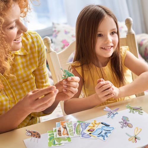 LOMIMOS Educational 3D Cartoon Puzzle,3D Cartoon Jigsaw Creative Learning Model for for Boys & Girls Art DIY Craft Gift Decor (Insect) - style: insect