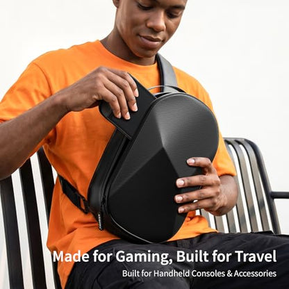 annapro Carrying Case for Switch 2 (2025)/Switch/ROG Xbox Ally X/Steam Deck OLED/Playstation Portal, Protective Hard Shell Travel Case for AC Adapter, Docking Station, Console and Game Accessories